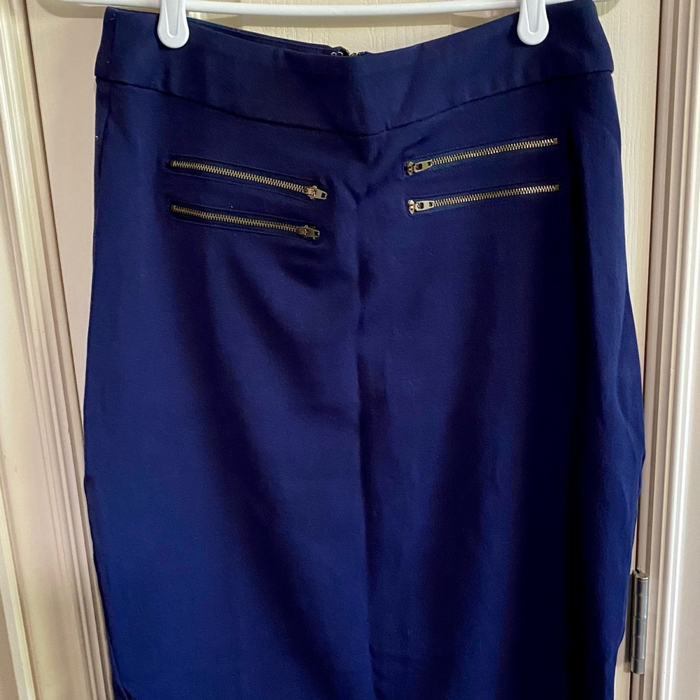 Navy Blue Pencil Skirt